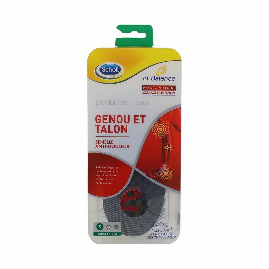Scholl Pijnverlichtende Inlegzolen Knie & Hiel 1 Paar