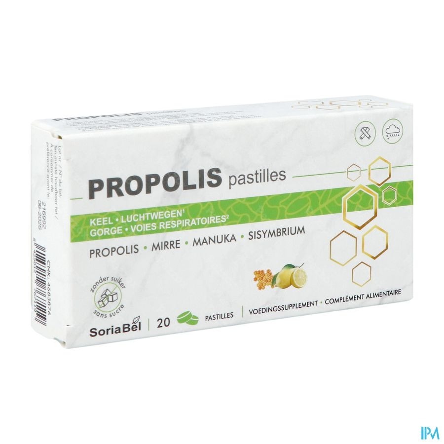 SoriaBel Propolis 20 Pastilles