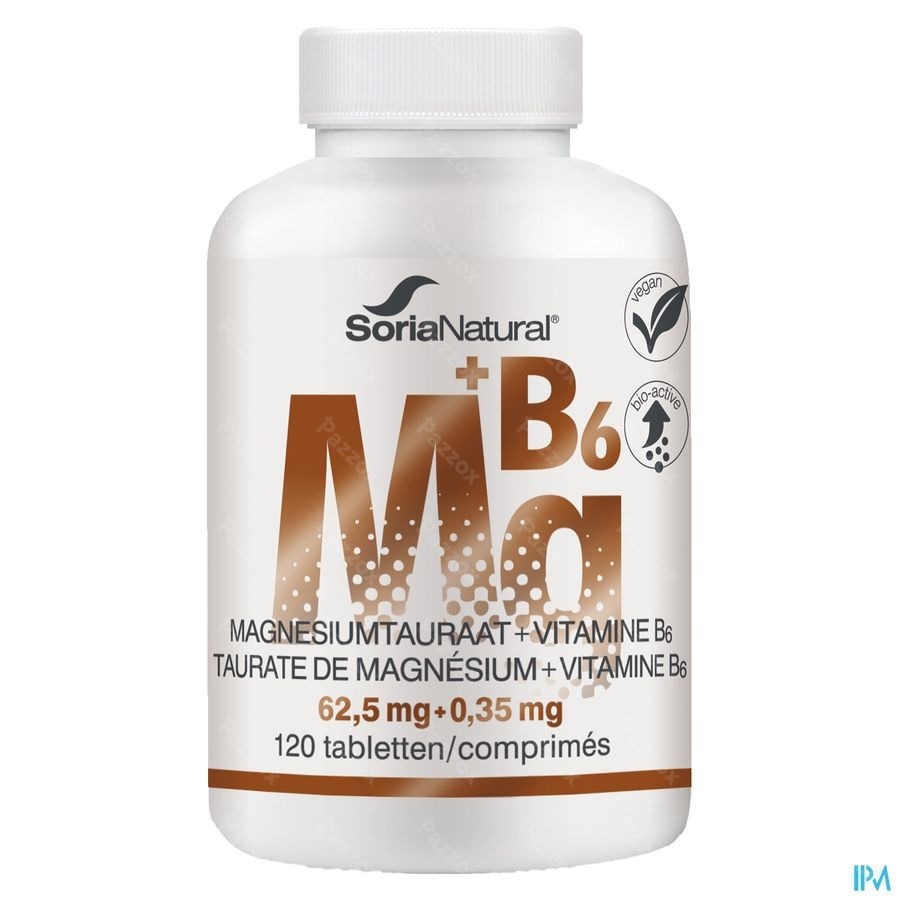 Soria Magnesiumtauraat Bio Actief Tabl 120