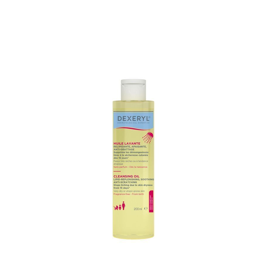 Dexeryl Wasolie Zeer droge huid en Atopie Gezicht en Lichaam 200ml afbeelding