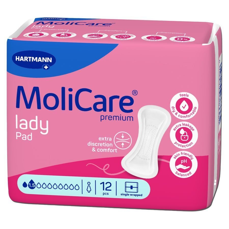 Molicare Premium Lady Pad 1,5 Drops 12 Stuks