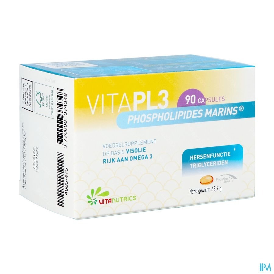 Vitapl3 Phospholipides Marins Caps 90
