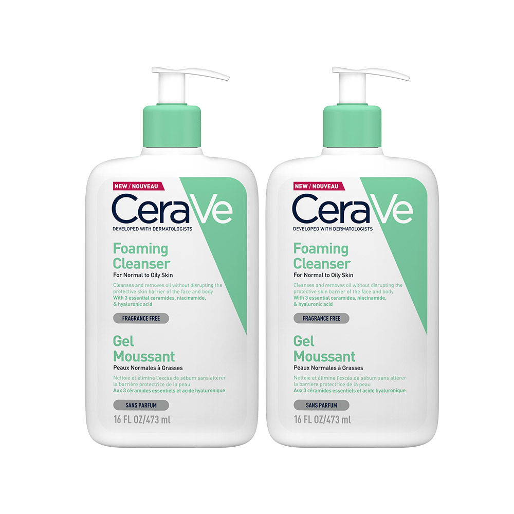 Cerave Foaming Cleanser Duo 2x473ml