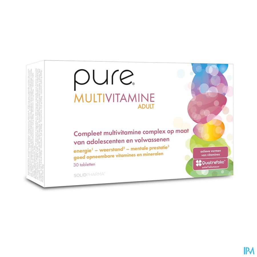 Pure Multivitamine Adult 30 Tabletten