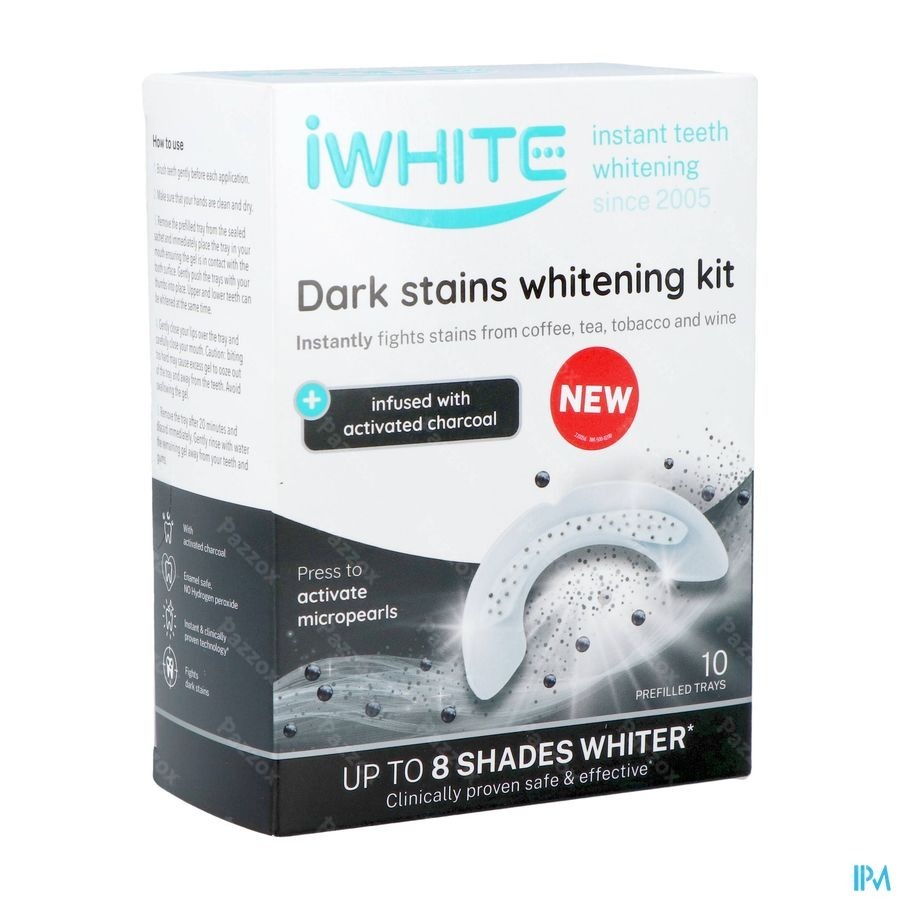 Iwhite Dark Stains Whitening Kit Mondstukken 10 Nf