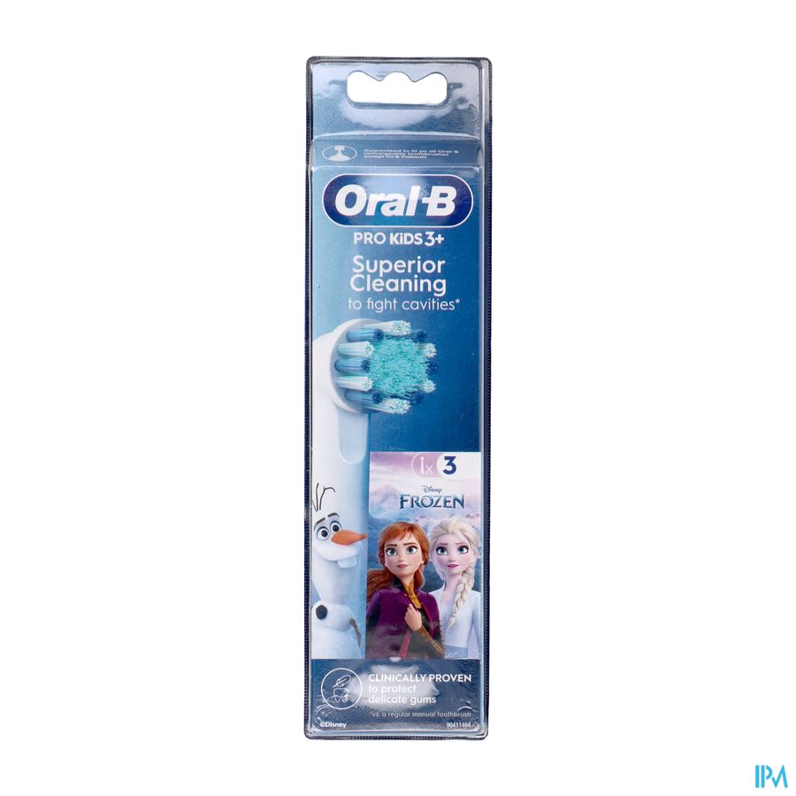 Oral-B Pro Kids, 3 stuk(s), Meerkleurig, Frozen, 3 jaar, Oral-B, Pro Kids, Kids