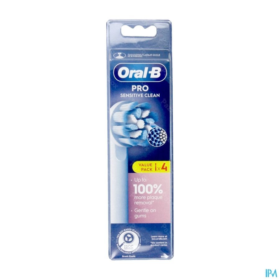 Oral-B Pro Sensitive Clean Opzetborstels 4 Stuks