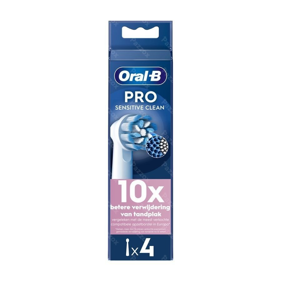 Oral-B Pro Sensitive Clean Opzetborstels 4 Stuks