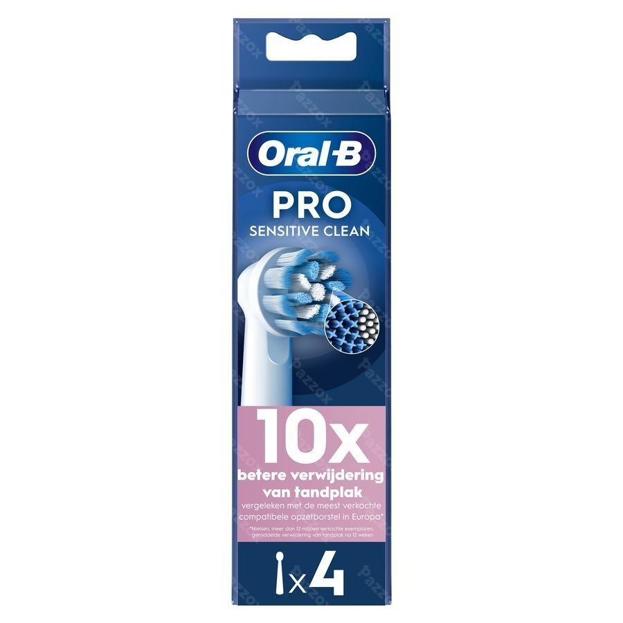 Oral-B Pro Sensitive Clean Opzetborstels 4 Stuks
