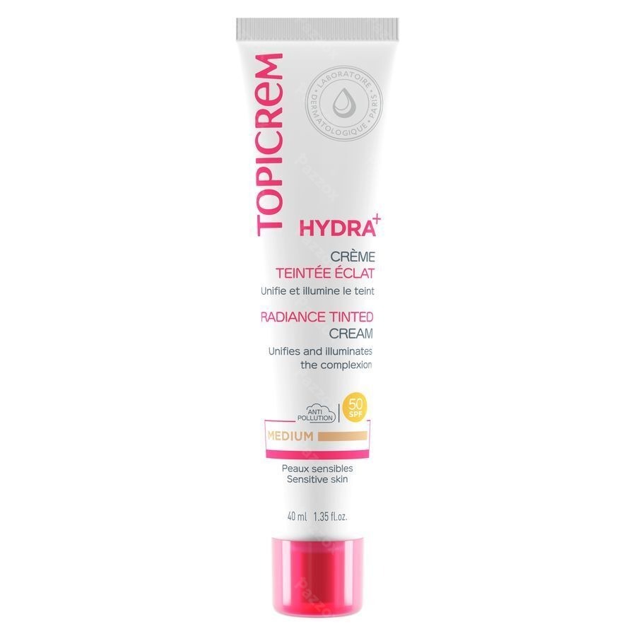 Topicrem Hydra+ Getinte Cr Eclat Medium 40ml Nf