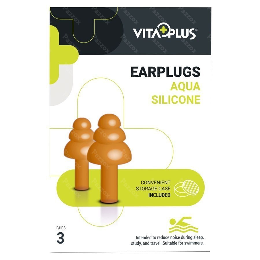 Pharmex Oordopjes Sil Zwemmen Vitaplus 3x2