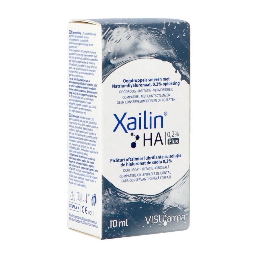 Xailin Ha 0,2% + Fl 10ml