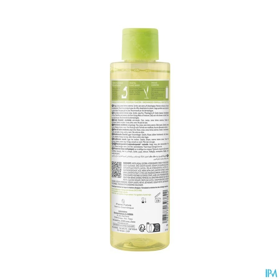 A-Derma Exomega Control Emoliërende Wasolie 200ml