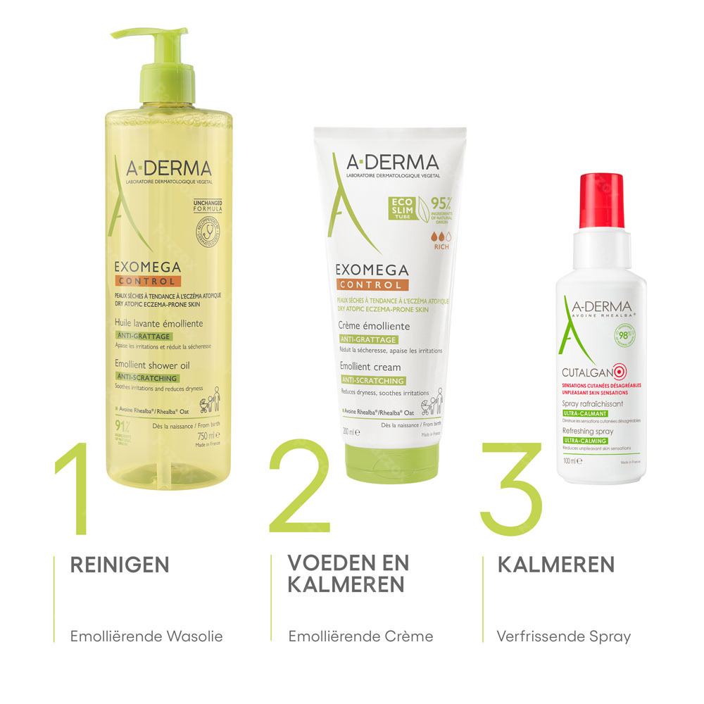 A-Derma Exomega Control Emolierende Wasolie 750ml