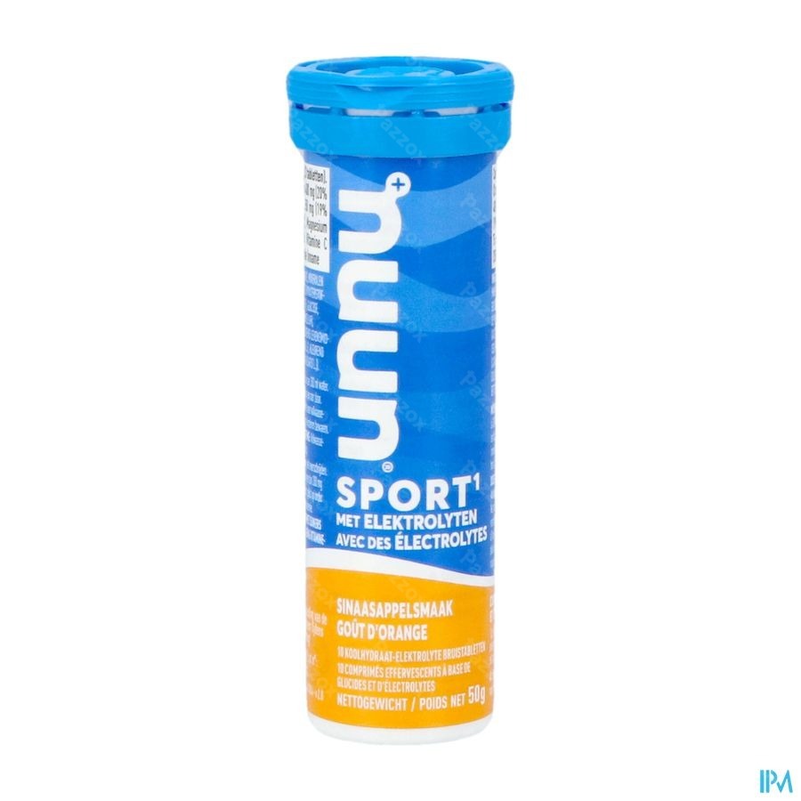Nuun Sport Sinaasappelsmaak 10 Bruistabletten