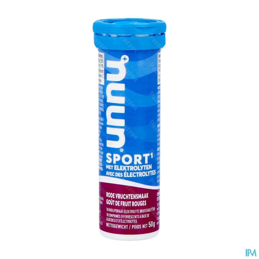 Nuun Sport Rode Vruchtensmaak 10 Bruistabletten