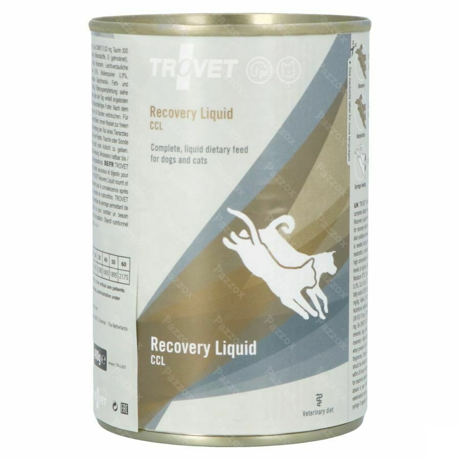 Trovet Ccl Recovery Liquid Hond&kat 6x400g Vmd