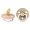 Bibs 1 Fopspeen Anatomic Glow Duo Vani/blush