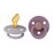 Bibs 2 Fopspeen Anatomic Duo Fossil/mauve