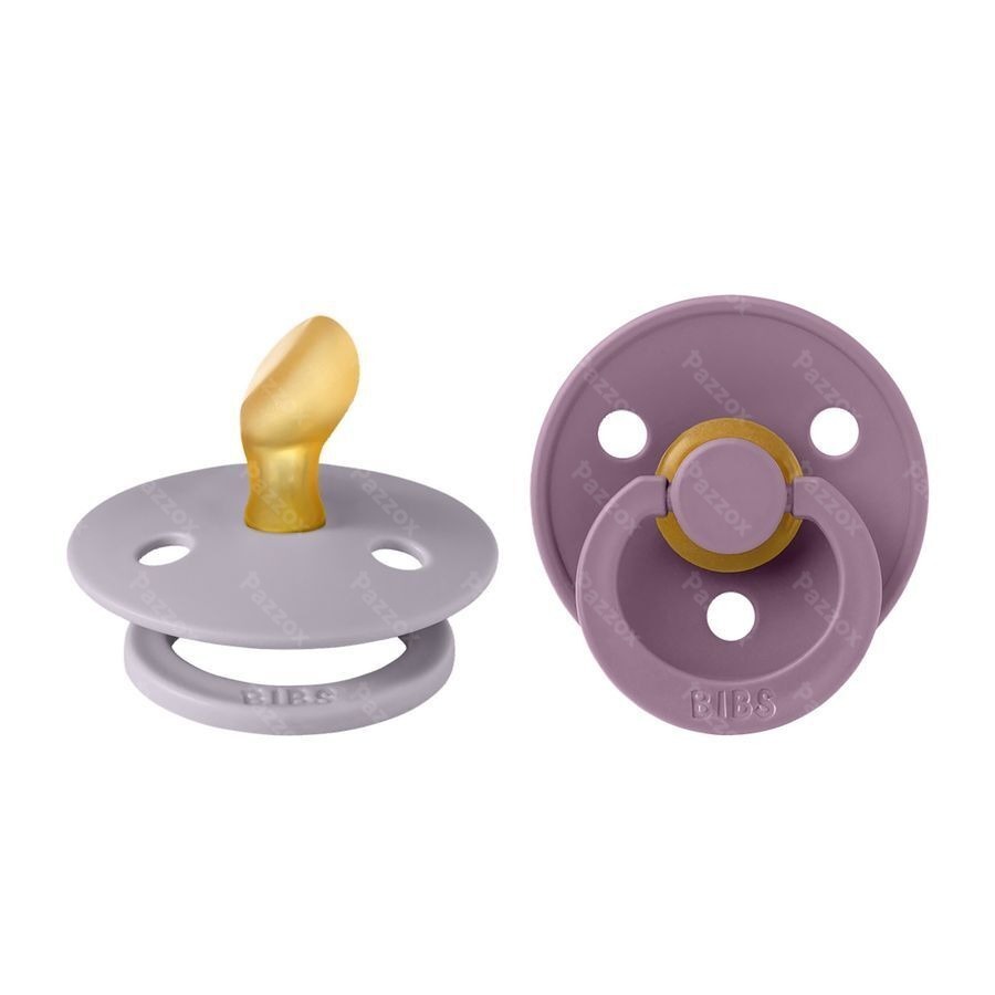 Bibs 1 Fopspeen Anatomic Duo Fossil/Mauve