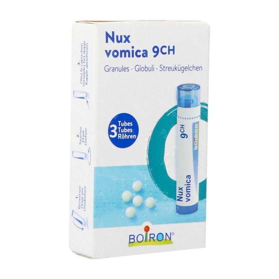 Boiron Nux Vomica 9CH Granulen Homeopack 3x4g