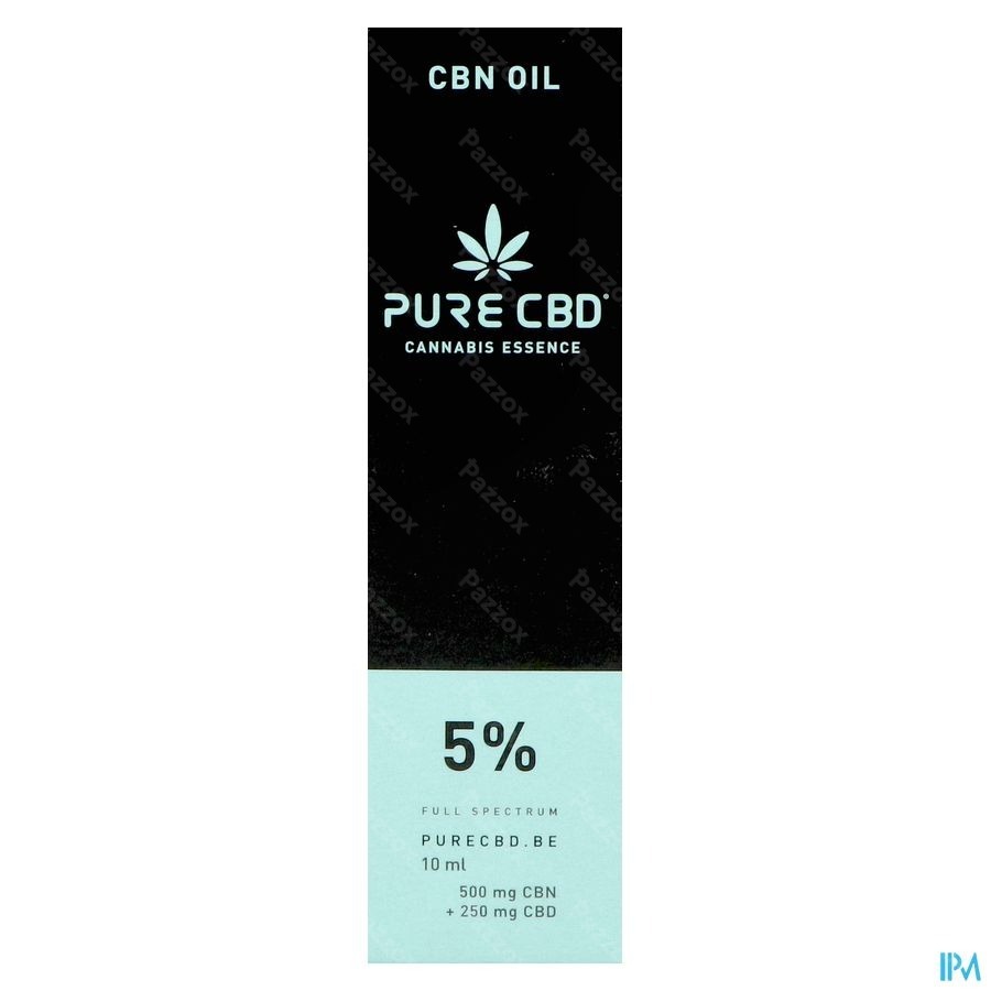 Pure Cbd 250mg Cbn 500mg Oil Full Spectrum 5% 10ml