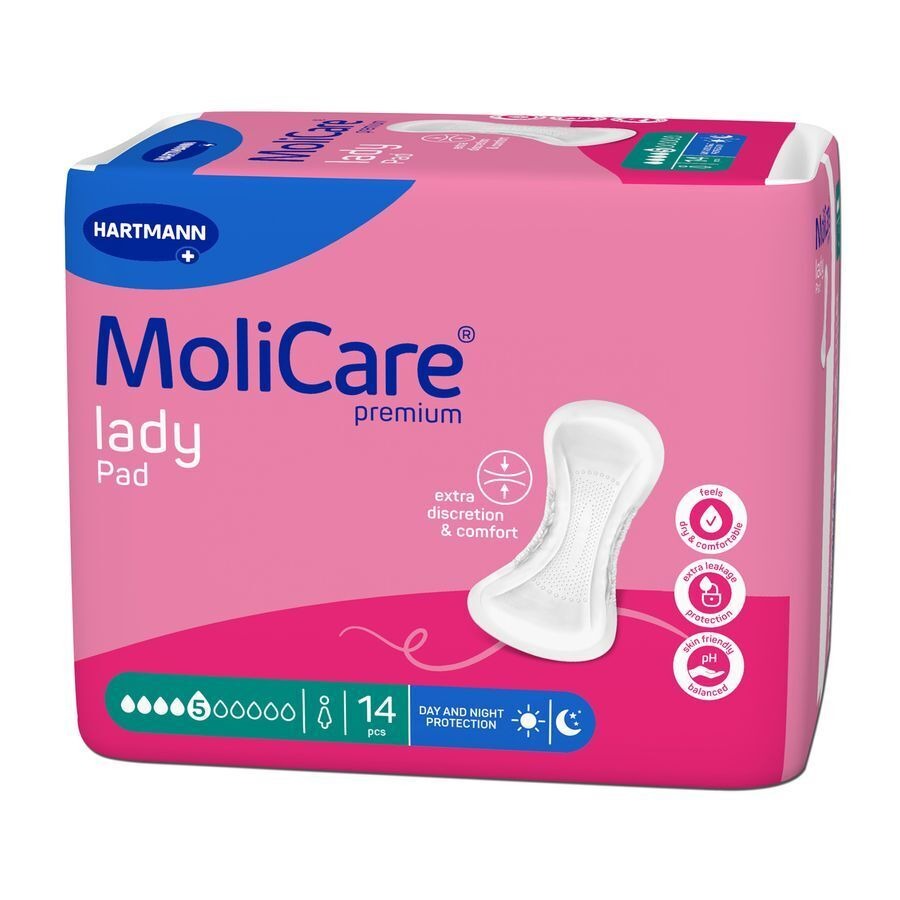 Molicare Premium Lady Pad 5 Drops 43x16cm 14 Nf