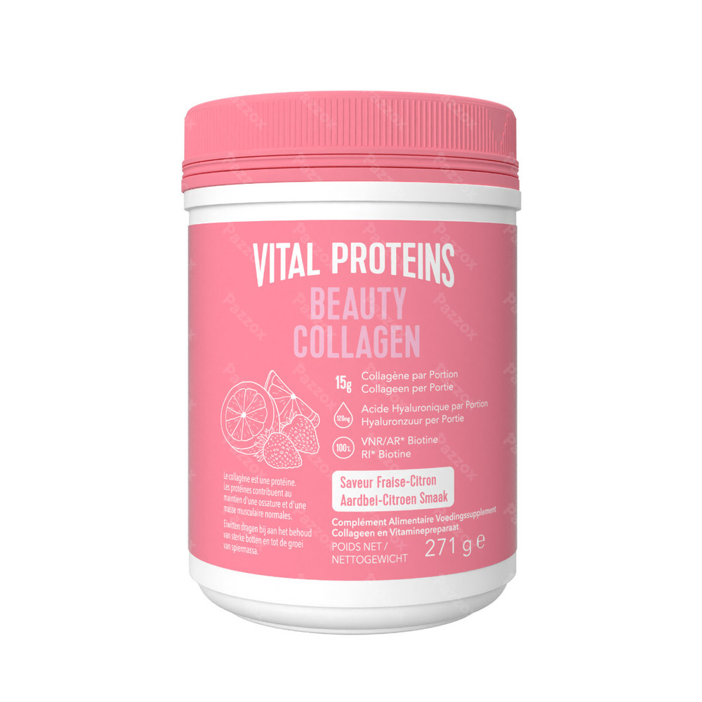 Vital Proteins Beauty Collagen Aardbei-Citroen 271g