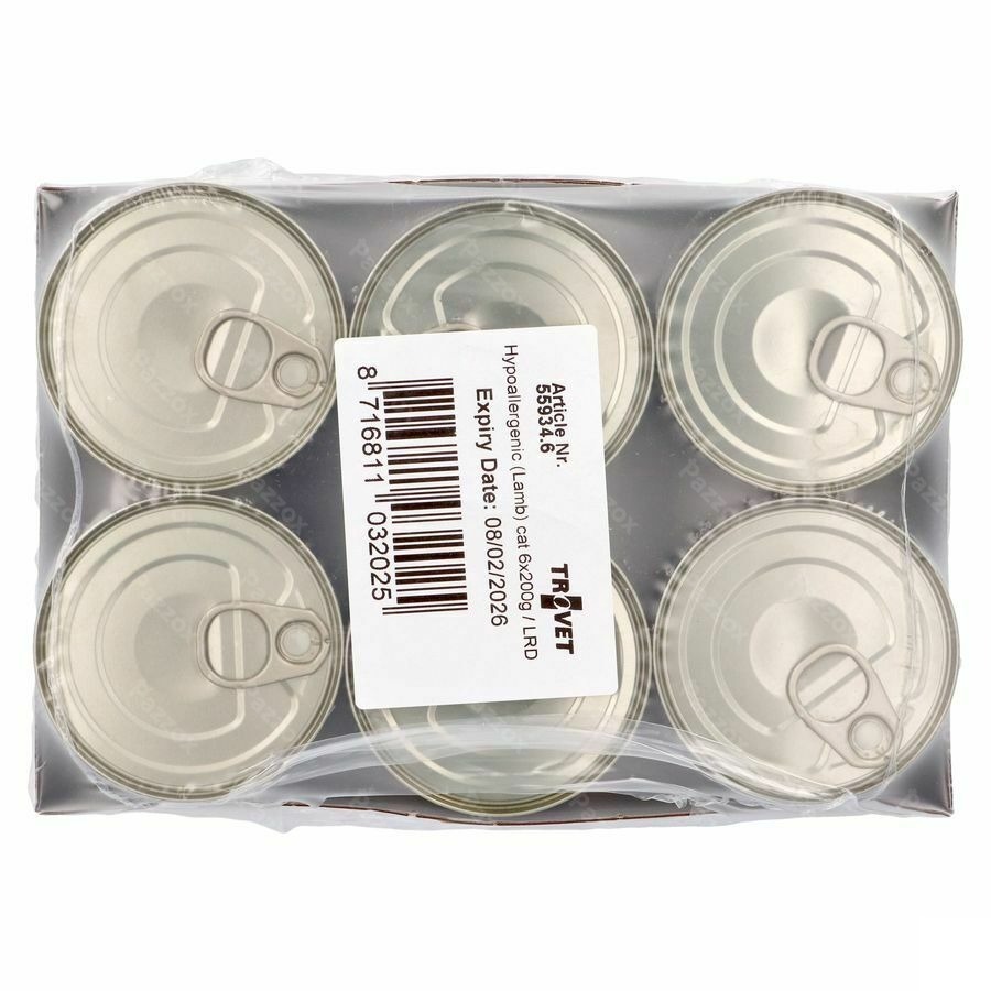 Trovet Lrd Kat Hypoallergenic Lamb 6x200g Vmd