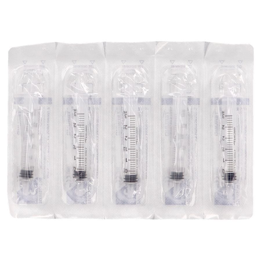 Terumo Spuit 3ml Luer-tip Z/naald St 10