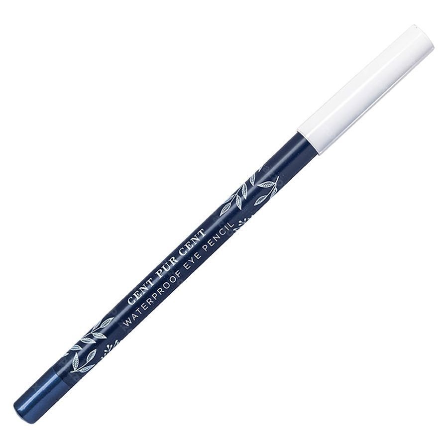 Cent Pur Cent Waterproof Eye Pencil Bleu Foncé 0.8ml