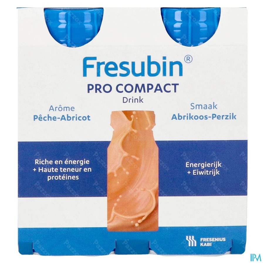 Fresubin Pro Compact Abrikoos Perzik 4x125ml