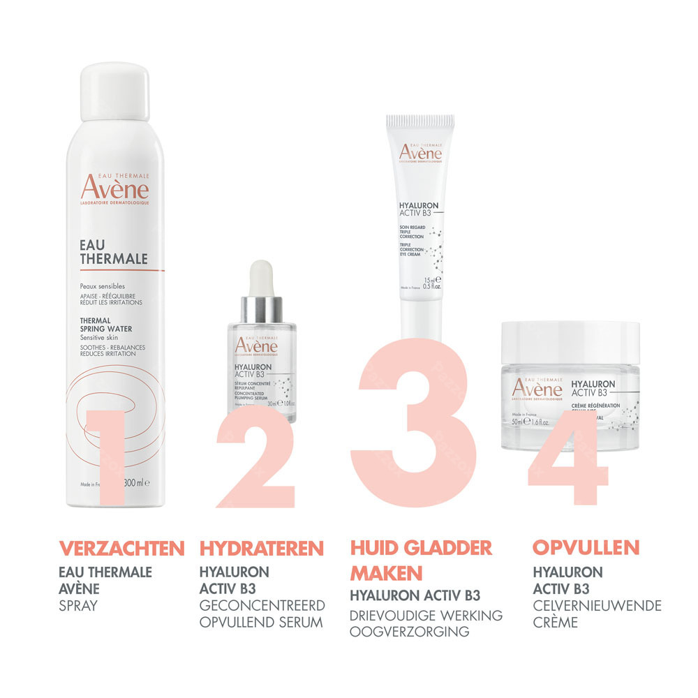Avène Hyaluron Activ B3 Drievoudige corrigerende Oogverzorging anti-aging, Hyaluronzuur & Niacinamide 15ml