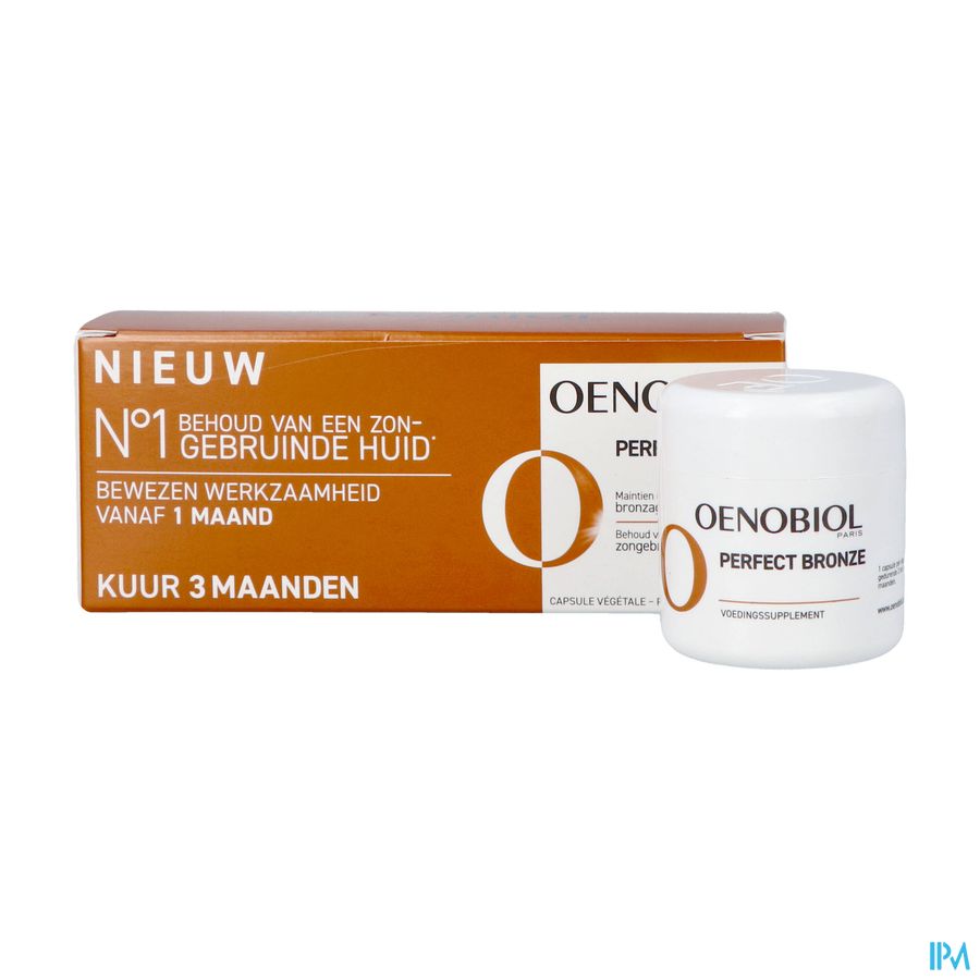 Oenobiol Perfect Bronze - Zelfbruiner - Bruinings capsules - Bruiningsversneller - 3 x 30 capsules