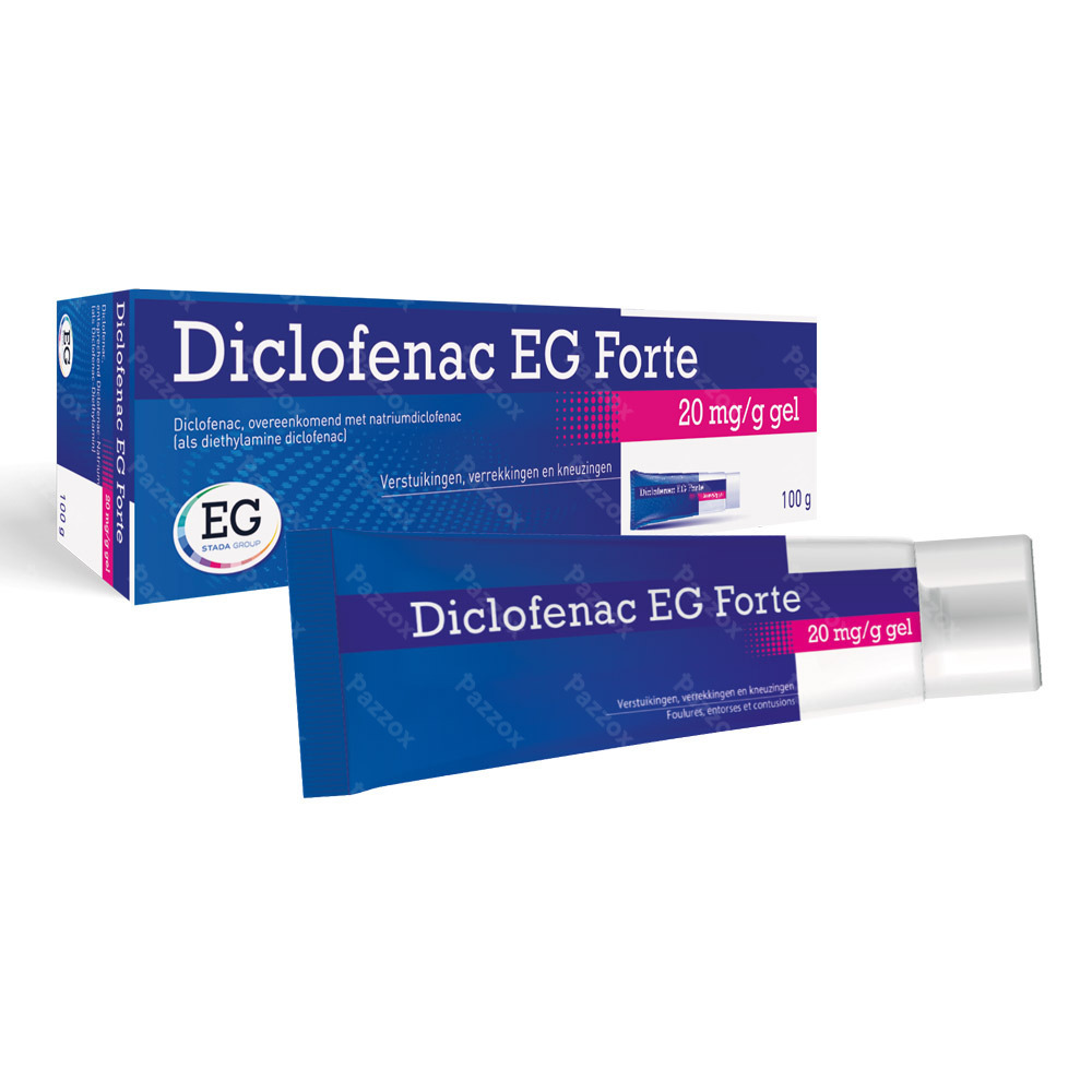 Diclofenac EG Forte 20mg/g Gel 100g 