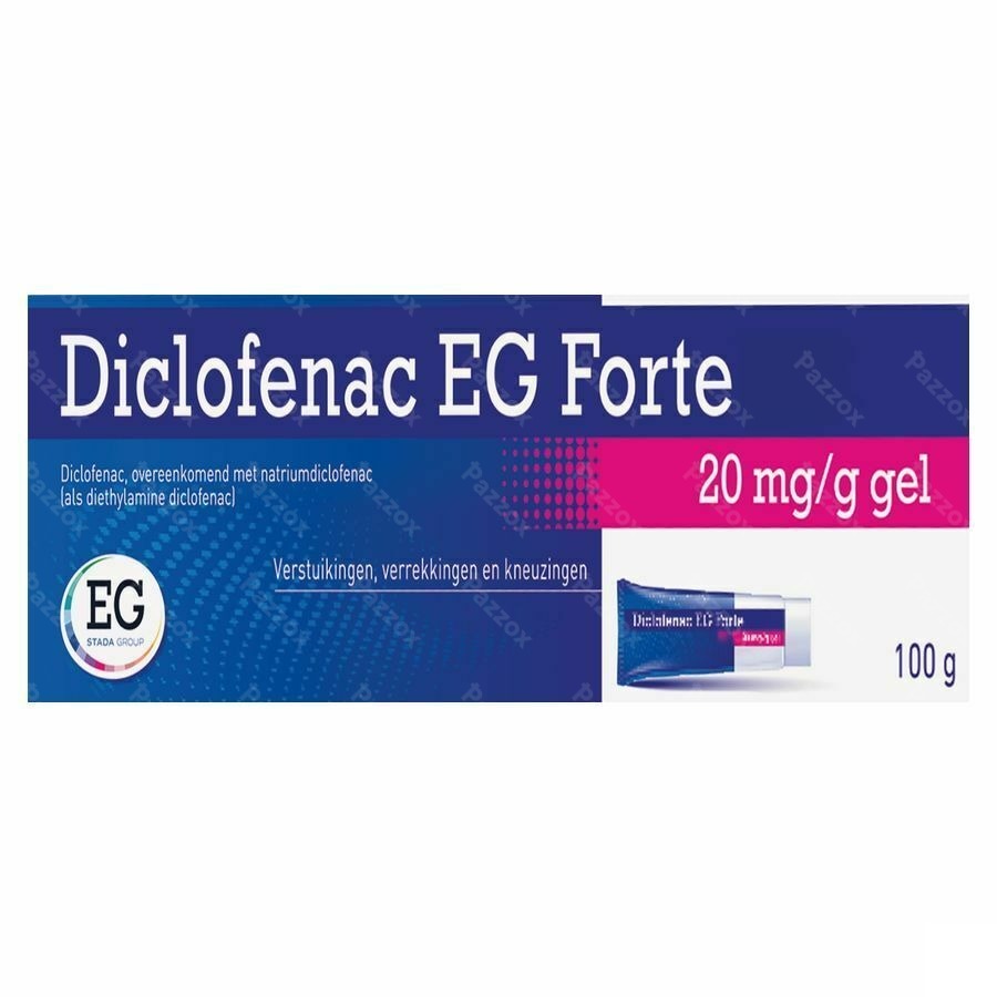 Diclofenac EG Forte 20mg/g Gel 100g 