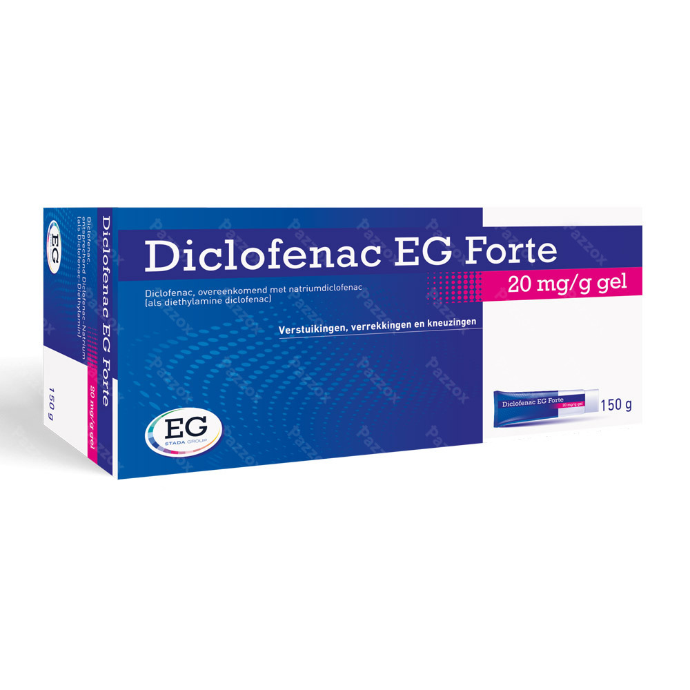 Diclofenac EG Forte 20mg/g Gel 150g 