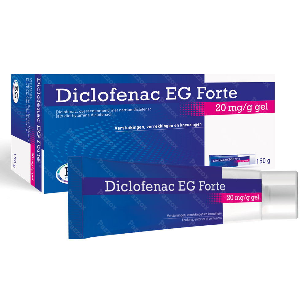 Diclofenac EG Forte 20mg/g Gel 150g 