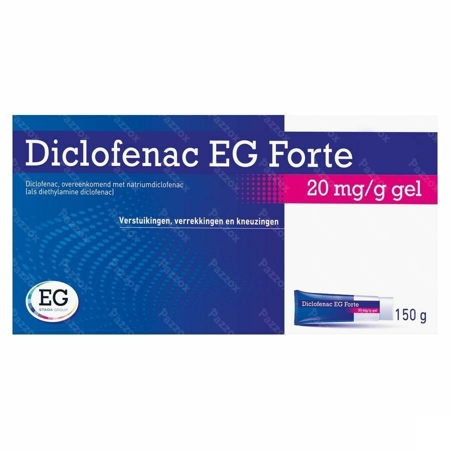 Diclofenac EG Forte 20mg/g Gel 150g 