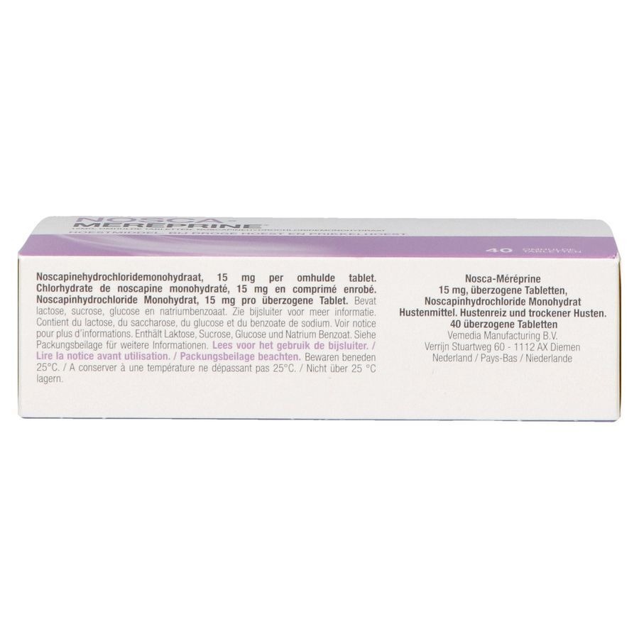 Nosca Mereprine 15mg Omhulde Tabl 40