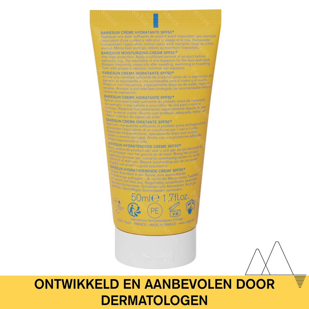 Uriage Bariésun Hydraterende Zonnecrème SPF50+ 50ml