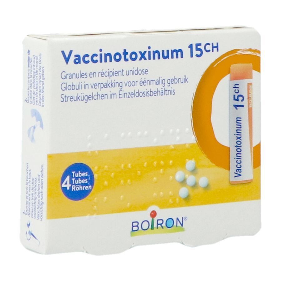 Vaccinotoxinum 15ch Homeopack Gl 4x1g Boiron