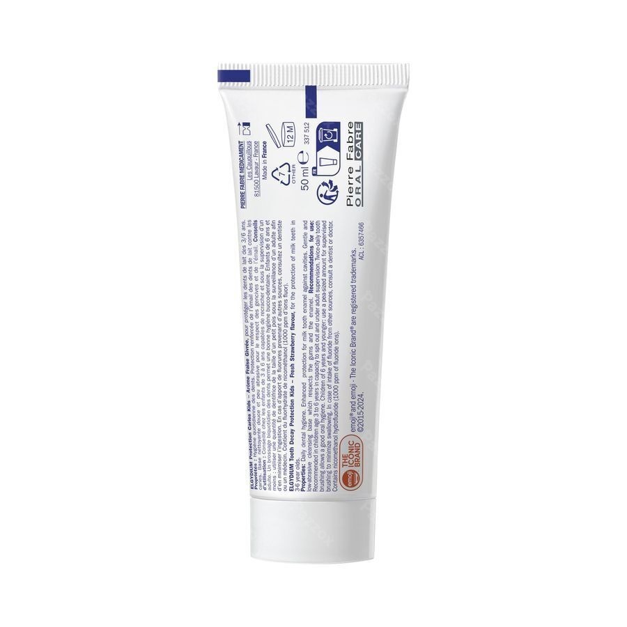 Elgydium Tandpasta Kids Emoji Frisse Aardb.50ml Nf