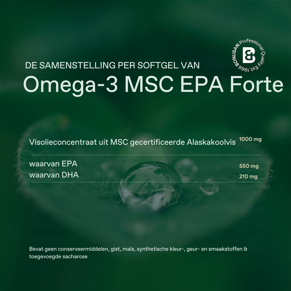 Bonusan Omega-3 MSC EPA Forte - 60 capsules