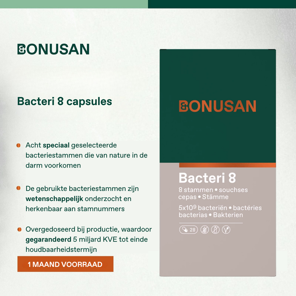 Bonusan Bacteri8 28 Capsules