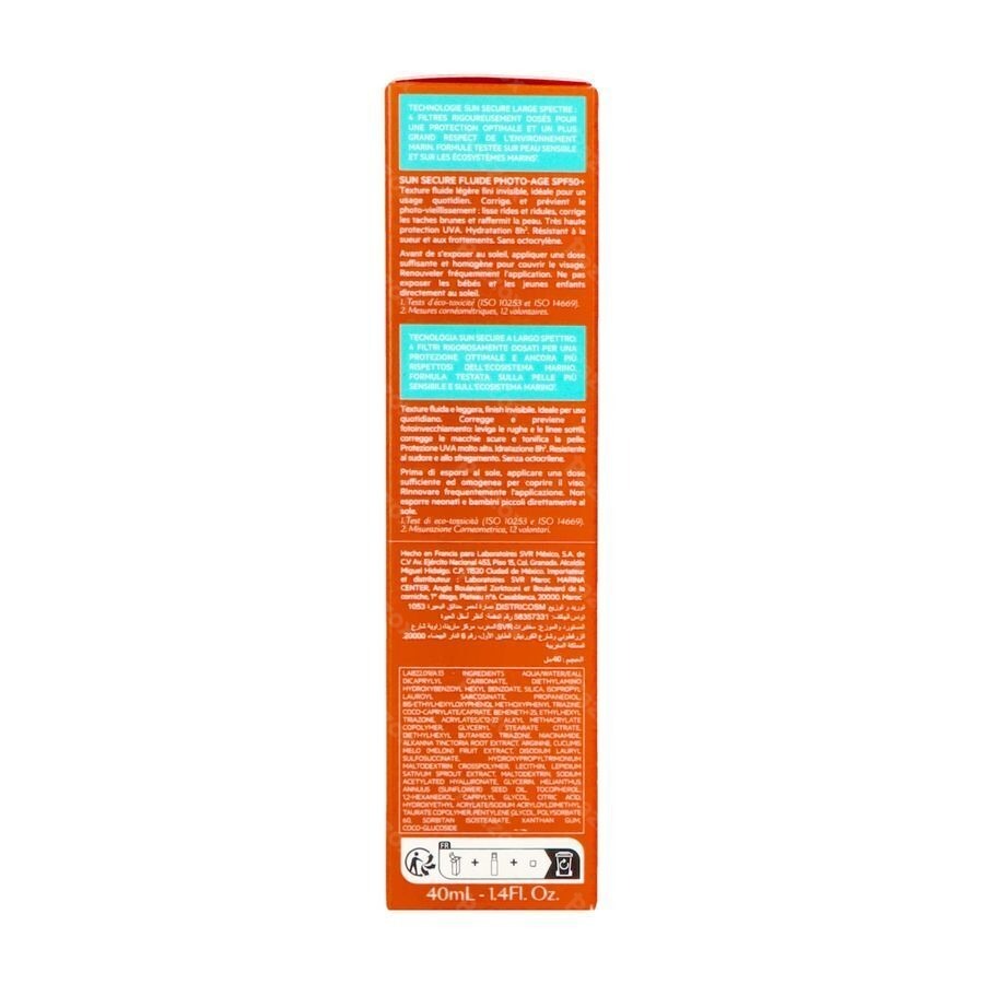 Svr Sun Secure Fluide Photo-age Spf50+ 40ml