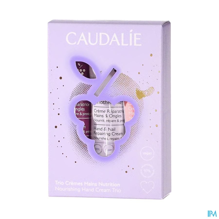 Caudalie Kerstset Trio Handcrème