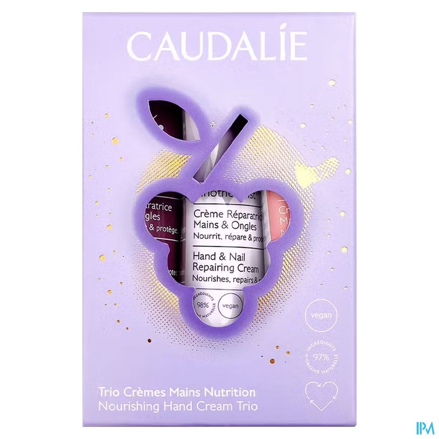 Caudalie Kerstset Trio Handcrème