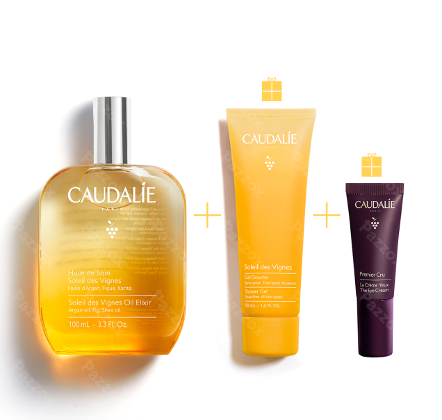 Caudalie Set Soleil des Vignes Oil Exilir - Xmas 2023