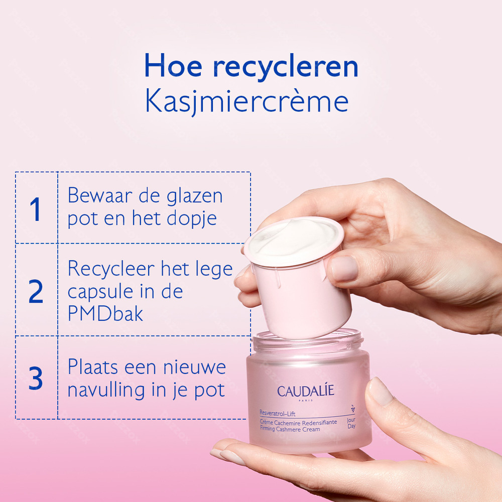 Caudalie Resveratrol Lift Verstevigende Kasjmiercrème Navulling 50ml